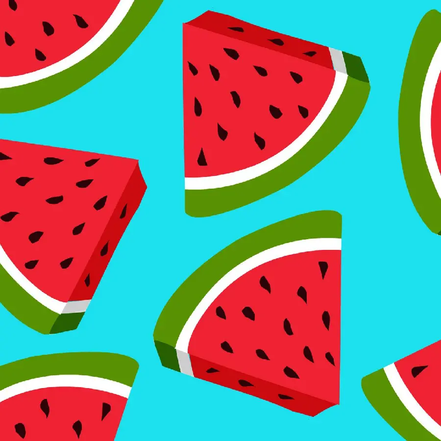 Amazing and spectacular background of a fantasy watermelon 