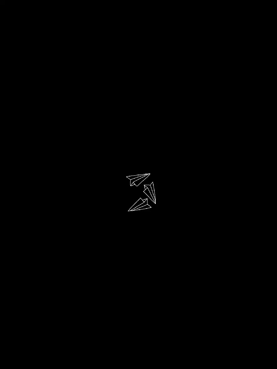 Best minimalist black and white mobile wallpaper with paper rocket design