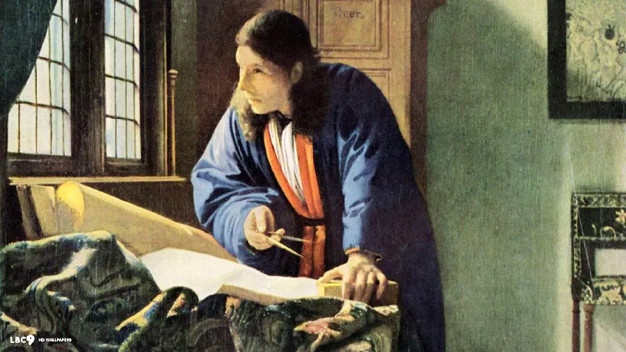 The most visible painting by Johannes Vermeer, the famous Dutch painter 