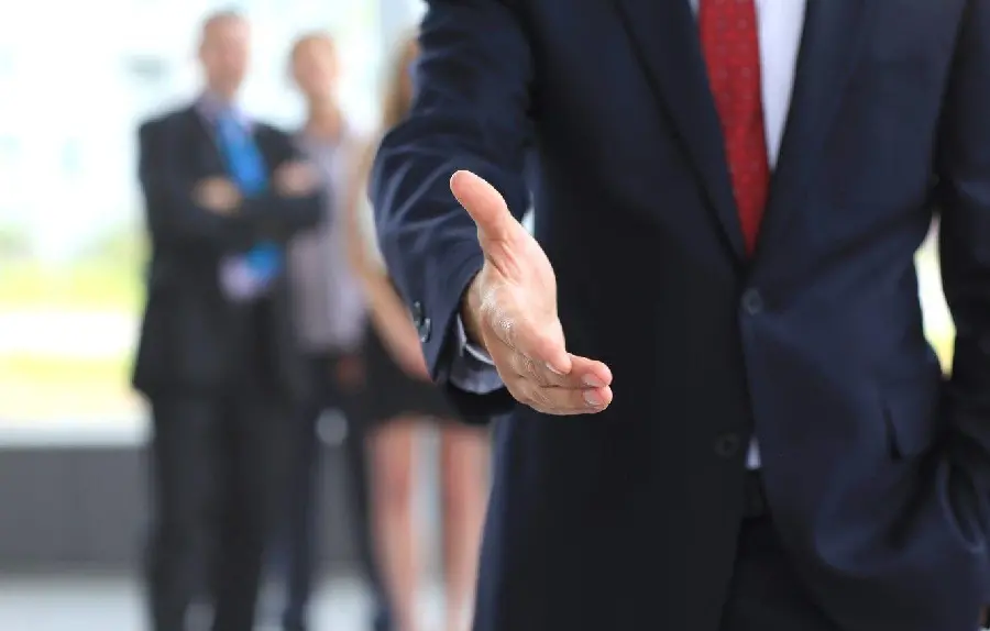 Handshake Proposal Image Suitable for Use in Business Projects 