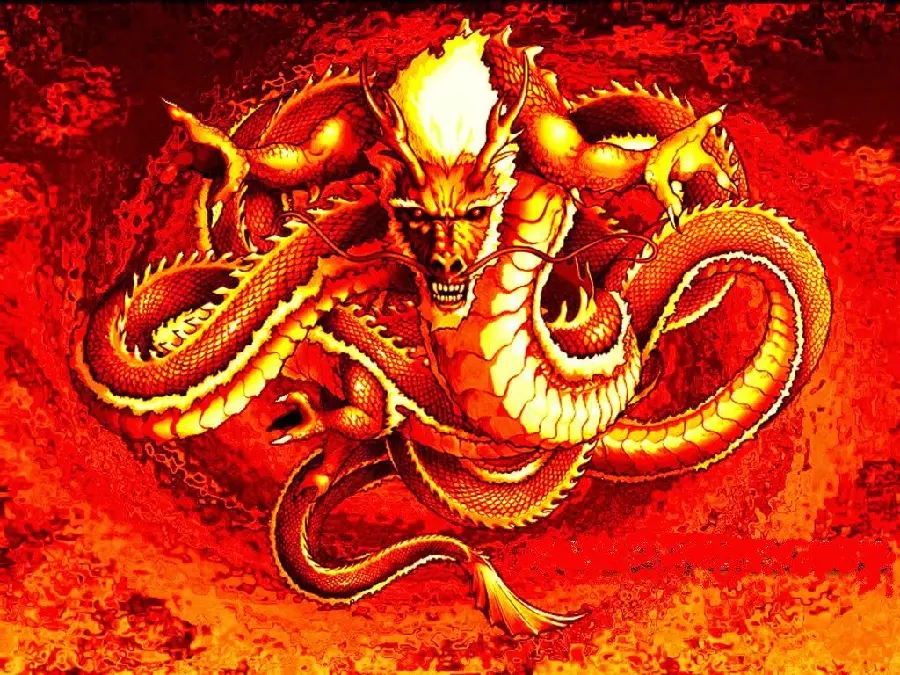 Wallpaper of the charm of the lonely dragon and the most powerful dragon