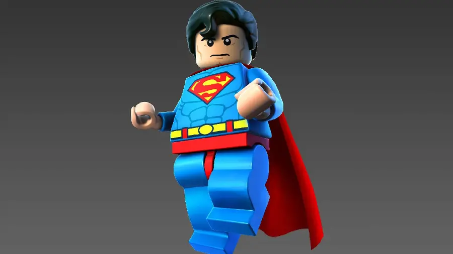 Download a very beautiful picture of Superman Lego for computer wallpaper 