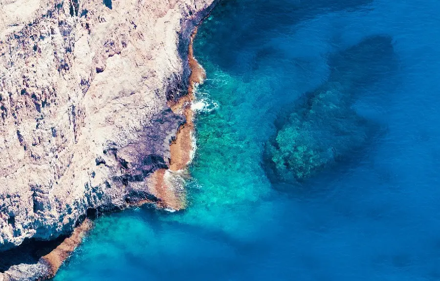 Unique and beautiful background of the blue sea with great quality