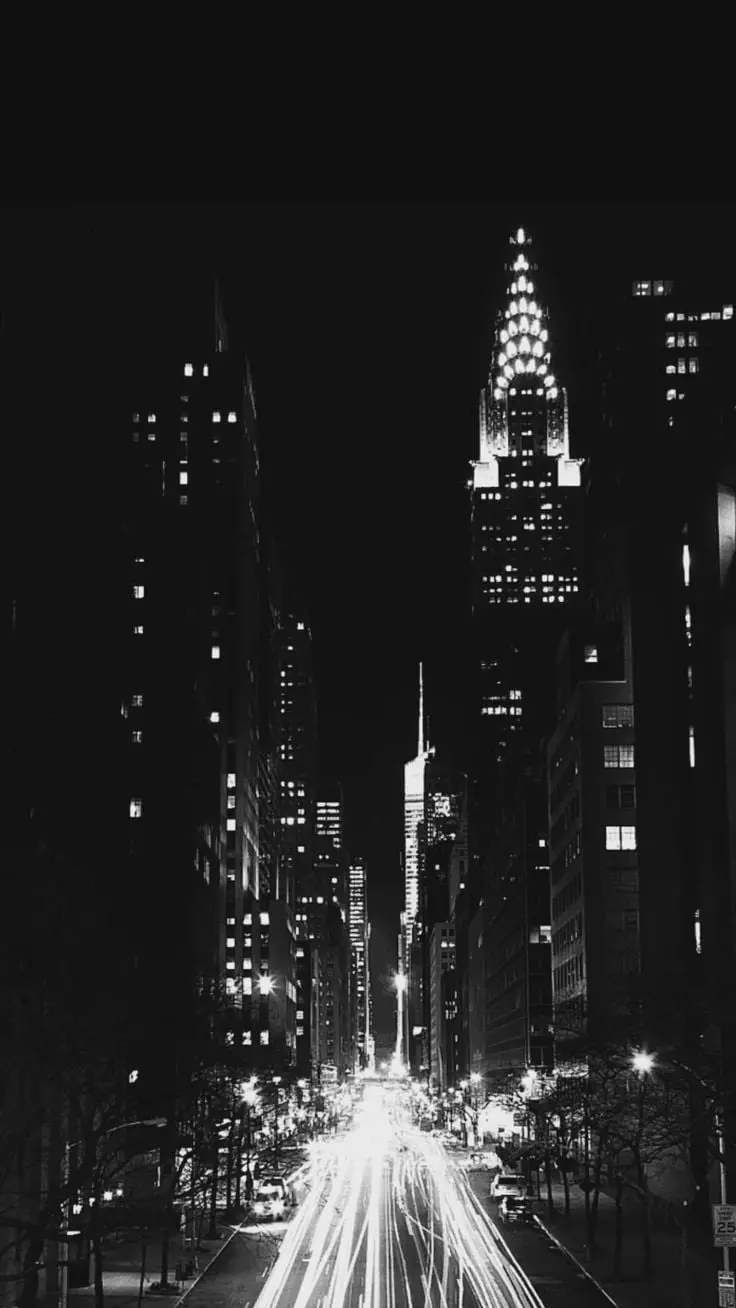 Download an extraordinary image of a long street with large and beautiful buildings