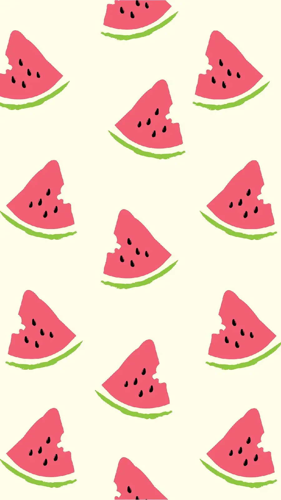 Incredibly beautiful wallpaper of bitten watermelon slices 