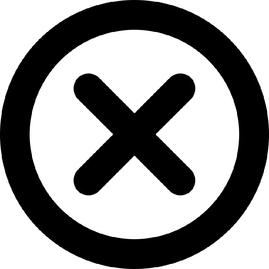 Png photo of cross inside circle in luxurious black