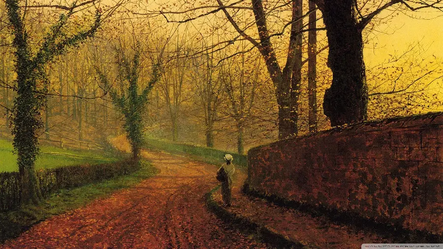 Very good and spectacular wallpaper of very beautiful autumn works 