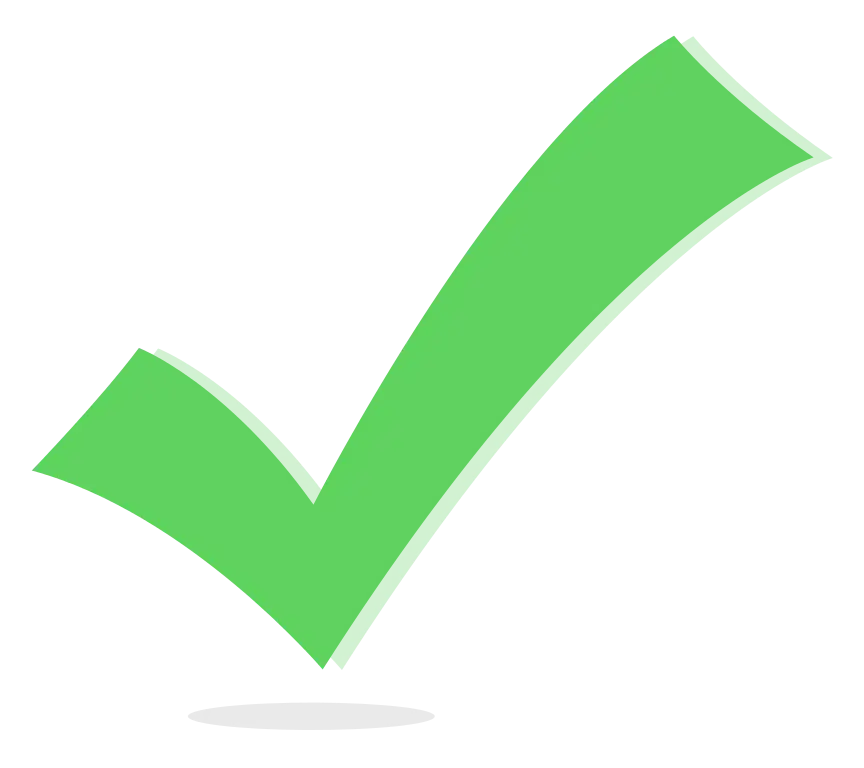 Green Tick Vector 2023 for various graphic applications