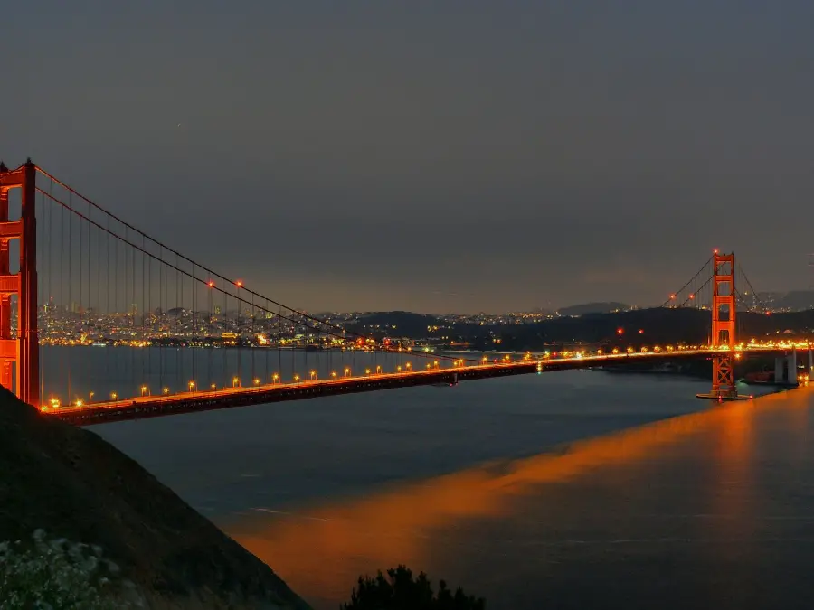 New and Special Background for Computers and Laptops from the Golden Gate Bridge