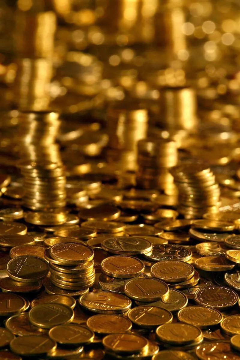 High quality photo of coins stacked on top of each other for download 