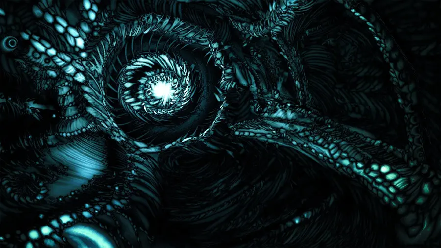 Free and high-quality download of fractals with a black background 