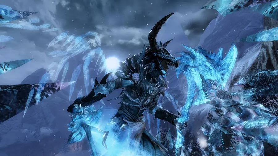The most beautiful free cartoon ice dragon image with full HD quality
