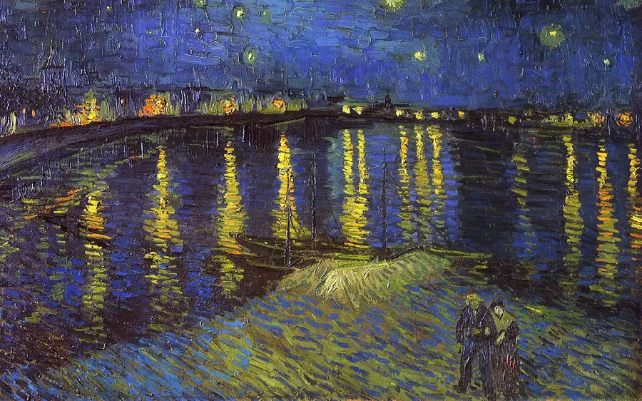 The painting of the dreamy sky at night is a remarkable work by Vincent Van Gogh