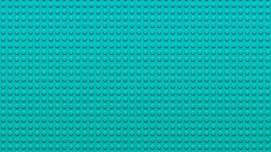 Download an incredibly beautiful wallpaper of green and blue cartoon bricks 