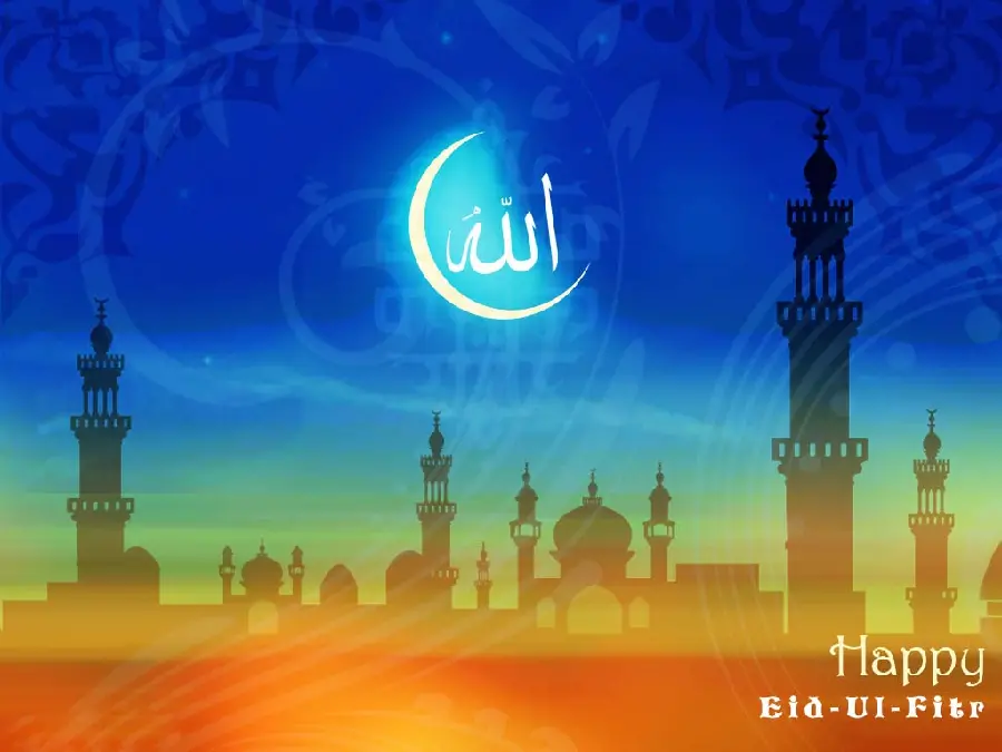 Happy and Beautiful Islamic Post on the Occasion of Eid Al-Fitr Congratulations