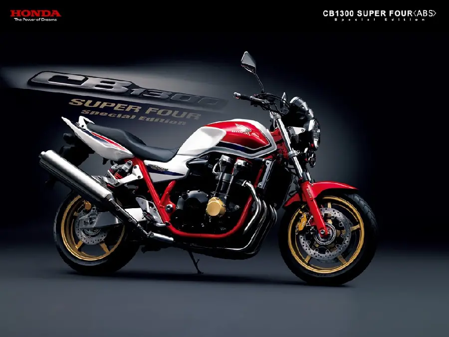 Super cool poster with a rare Honda CB1300 engine design