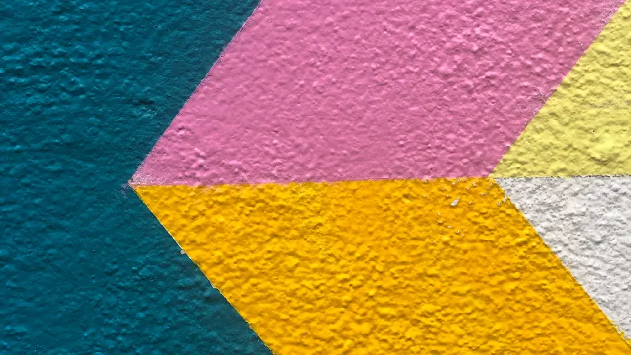 Modern and simple wall design background with different colors 