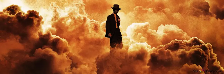 Poster of the new 2023 film by Christopher Nolan called Oppenheimer