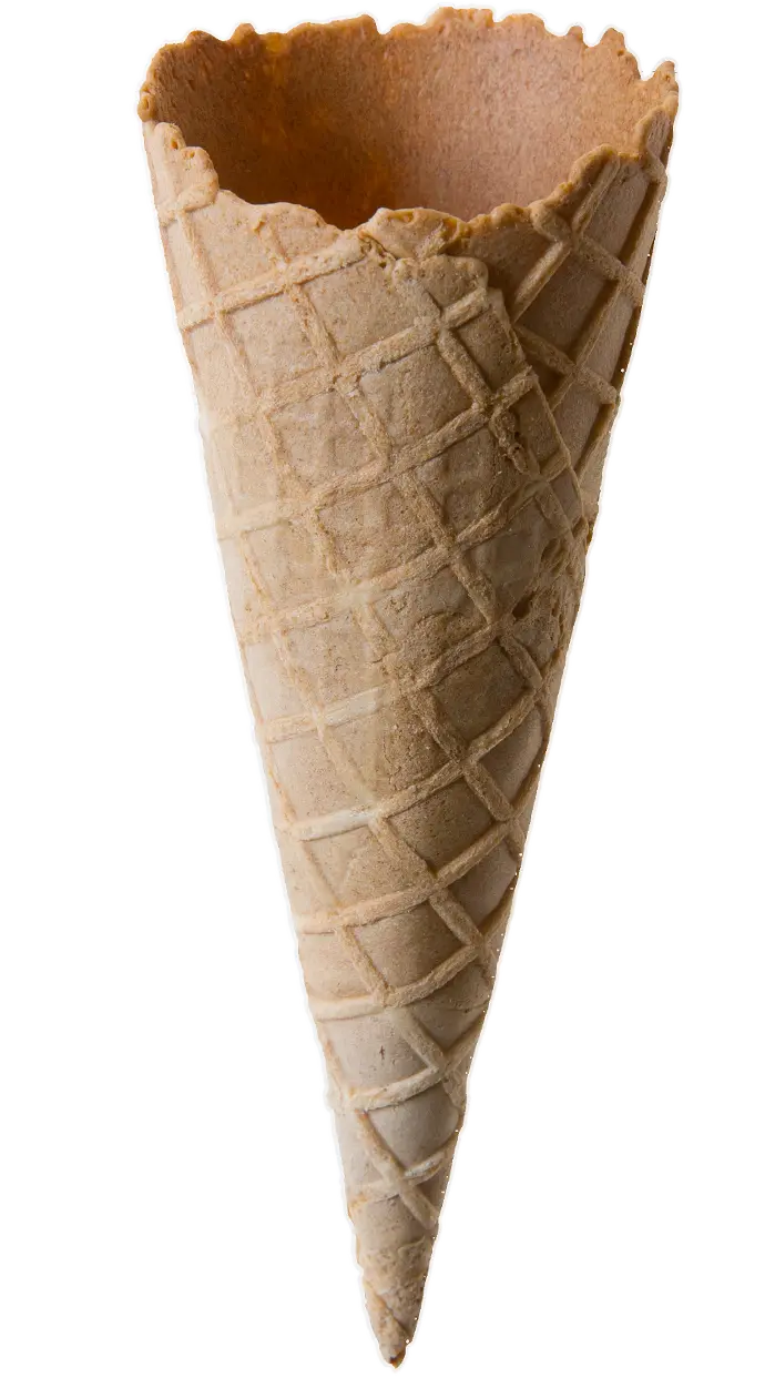 High quality teleportation png image of an empty ice cream cone