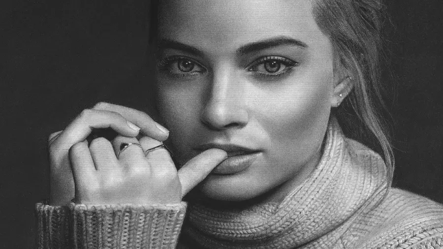 Beautiful and spectacular background of the black drawing of a beautiful girl