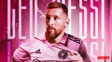 Download an attractive and spectacular background of Messi in a famous and beautiful dress