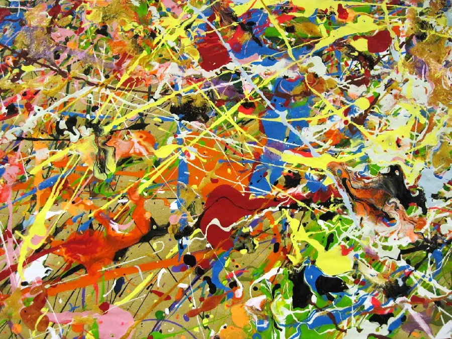 Abstract Painting Abstract Graphic L Hong To Rtai Jackson Pollock
