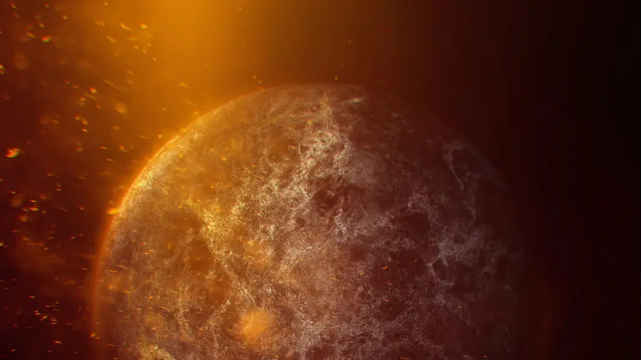 Download full HD computer background with planet design 