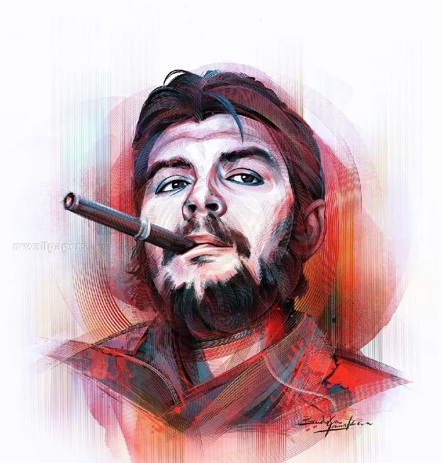 Ernesto Che Guevara graphic profile picture with white background 