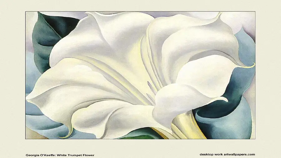 A very beautiful painting by Georgia O'Keeffe Jimson Weed