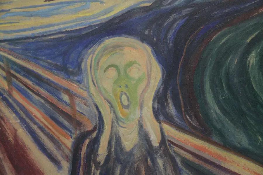 Image of Edvard Munch's painting called Natighe painted in 1893
