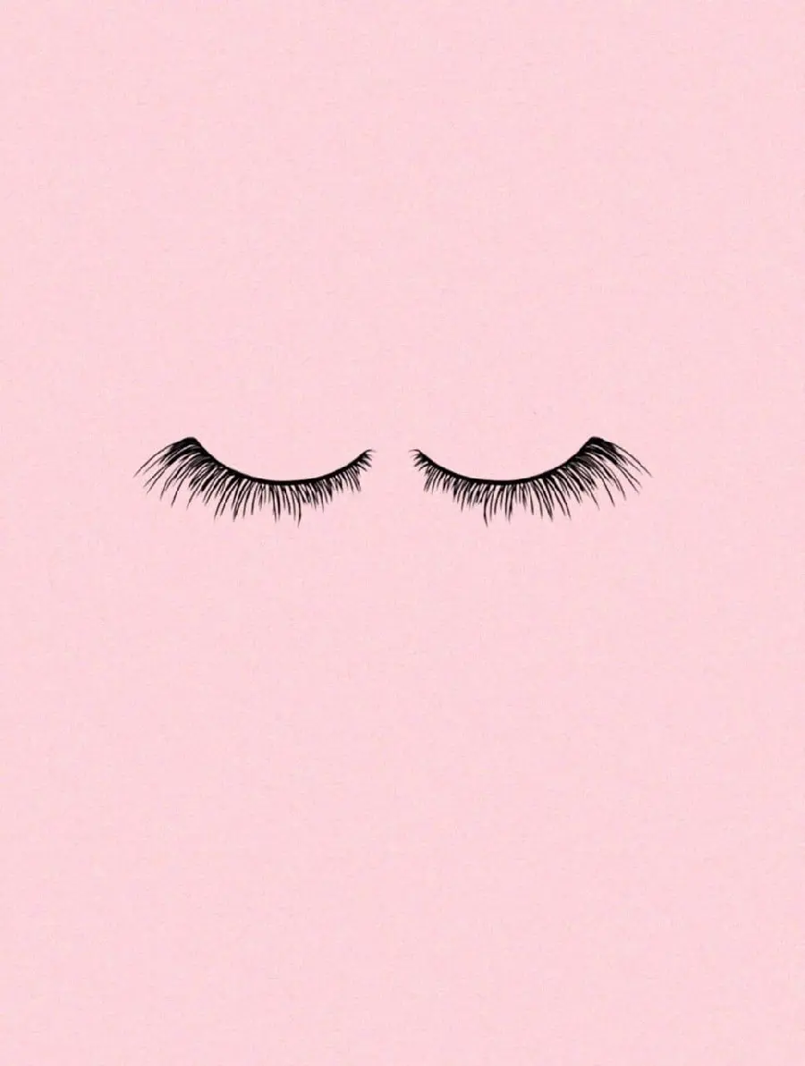 Lash extension background in the popular classic way 