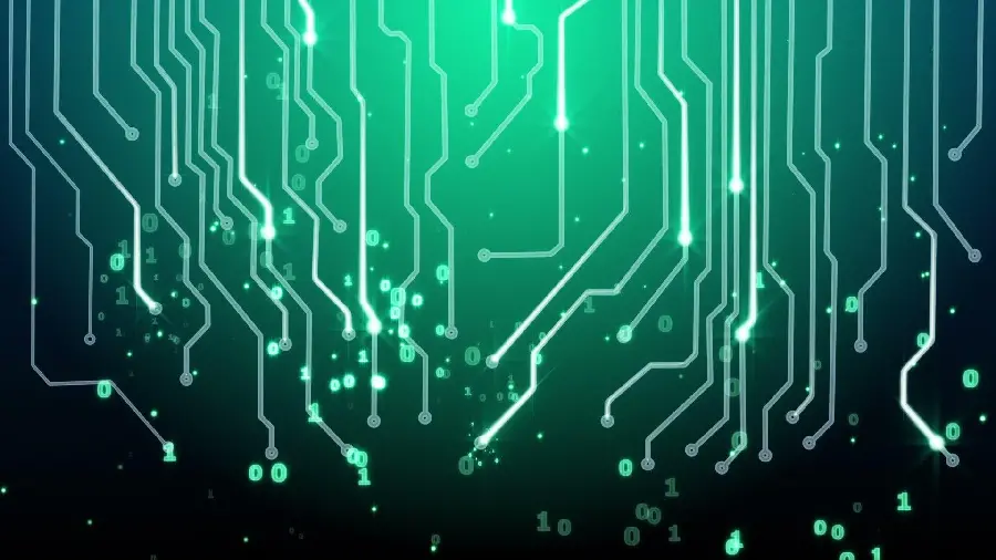 Green Technology Electric Circuit Stock Photo for Electrical Engineers Wallpaper and Profile