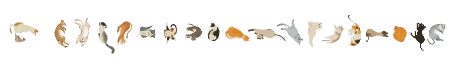 PNG painting image of a cat with different colors of gray, yellow and brownWow cute and sweet cats 