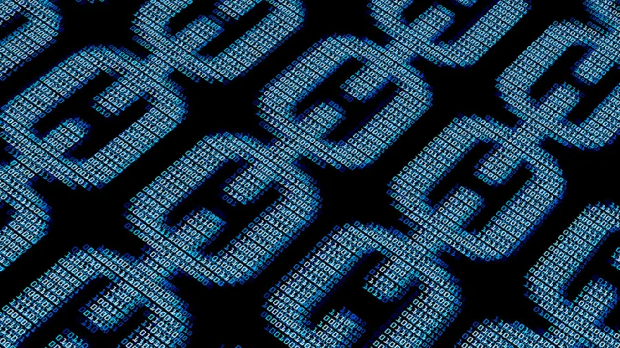 Background for traders and investors with a blockchain design
