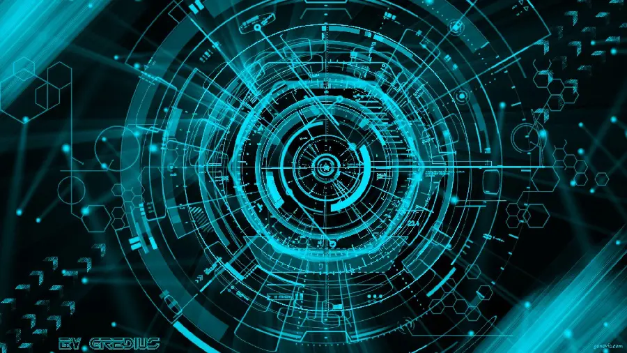 Digital and Abstract Stock Photo for Desktop