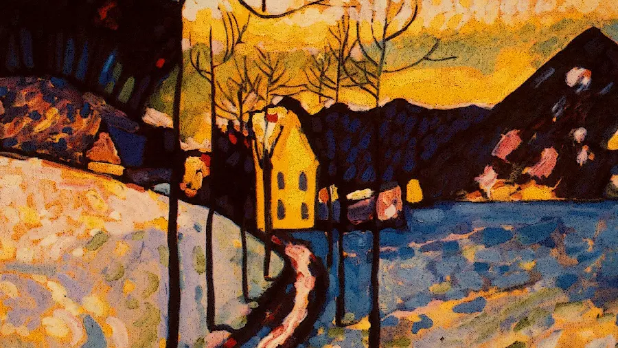 Marc Chagall's painting of a house in the village
