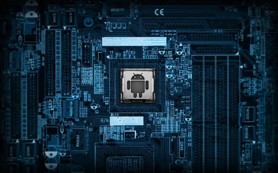 Advanced CPU and motherboard stock photos