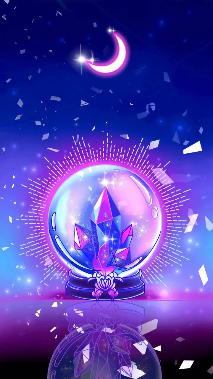 Free download of crystal ball glass dreamy graphic background photo 