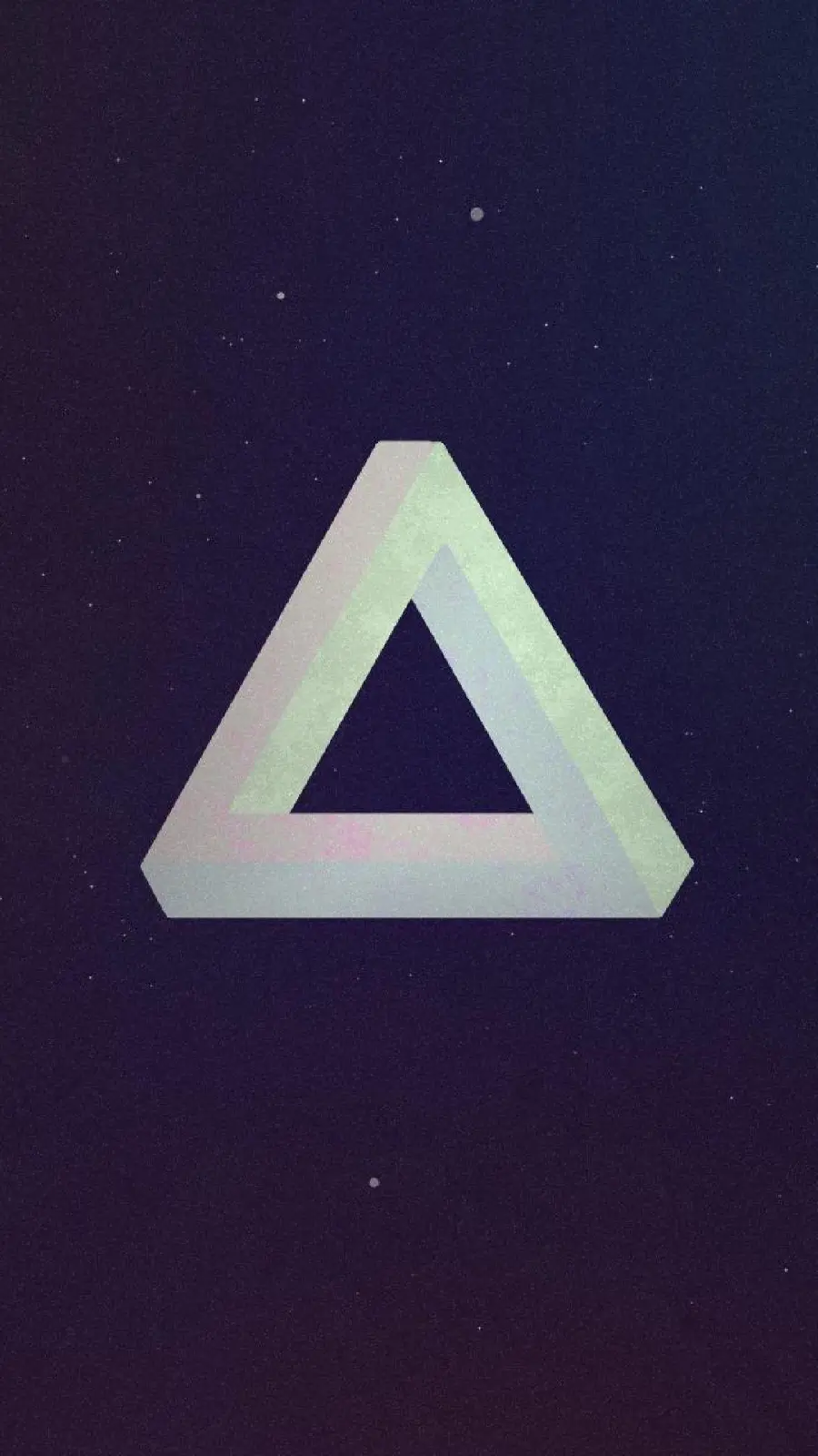 Simple white graphic 3D triangle background photo with black background
