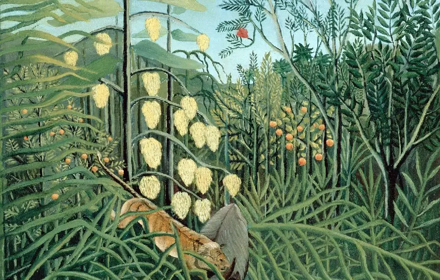 Download the most beautiful painting by Henri Rousseau in high quality