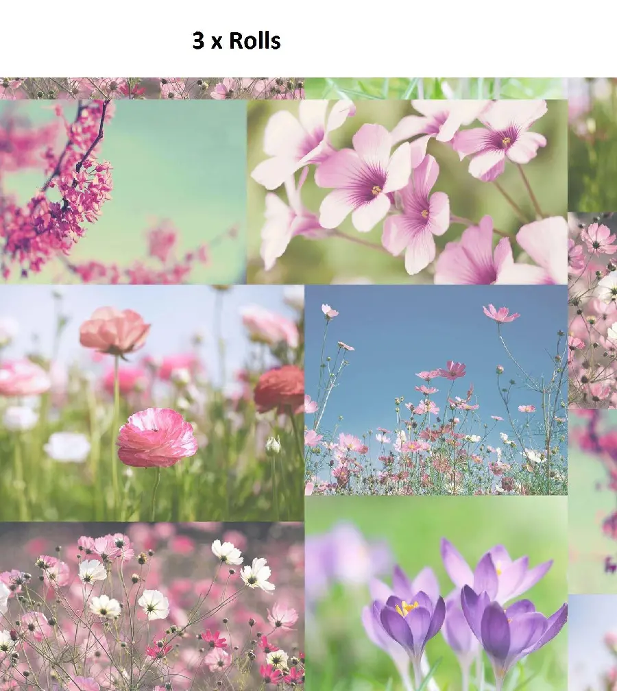 The simplest photo editing new design and trend of multiple pieces or flower collage