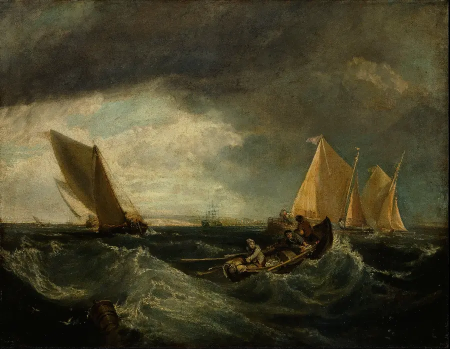 Painting called Sheerness and the Isle of Sheppey, an artistic work by Rembrandt