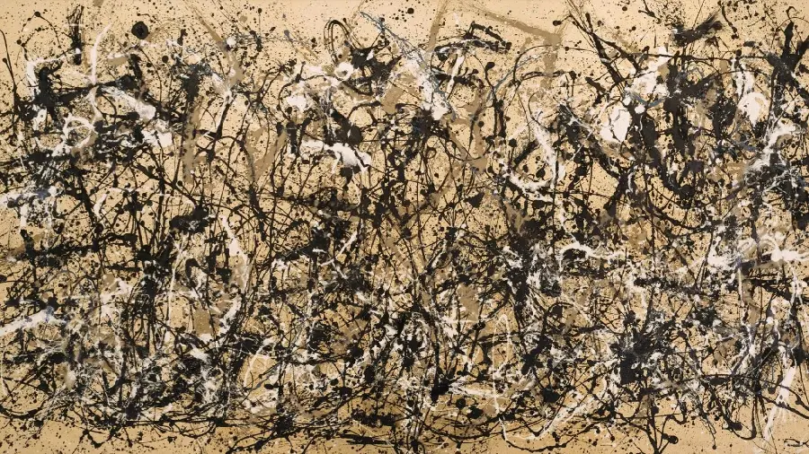 SONGQI Painting Jackson Pollock Autumn Rhythm No. 30