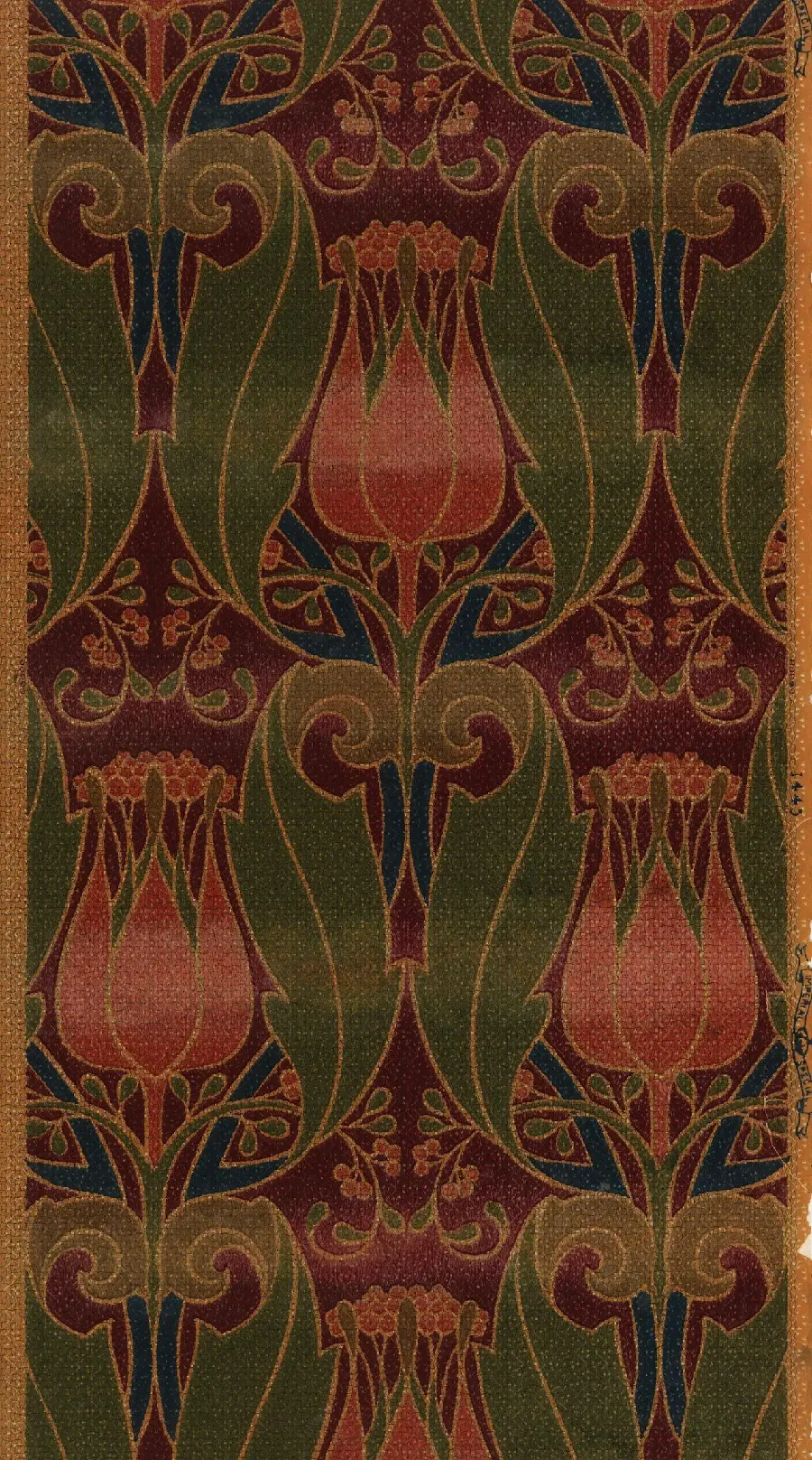 Wallpaper for the phone screen with an attractive carpet texture design