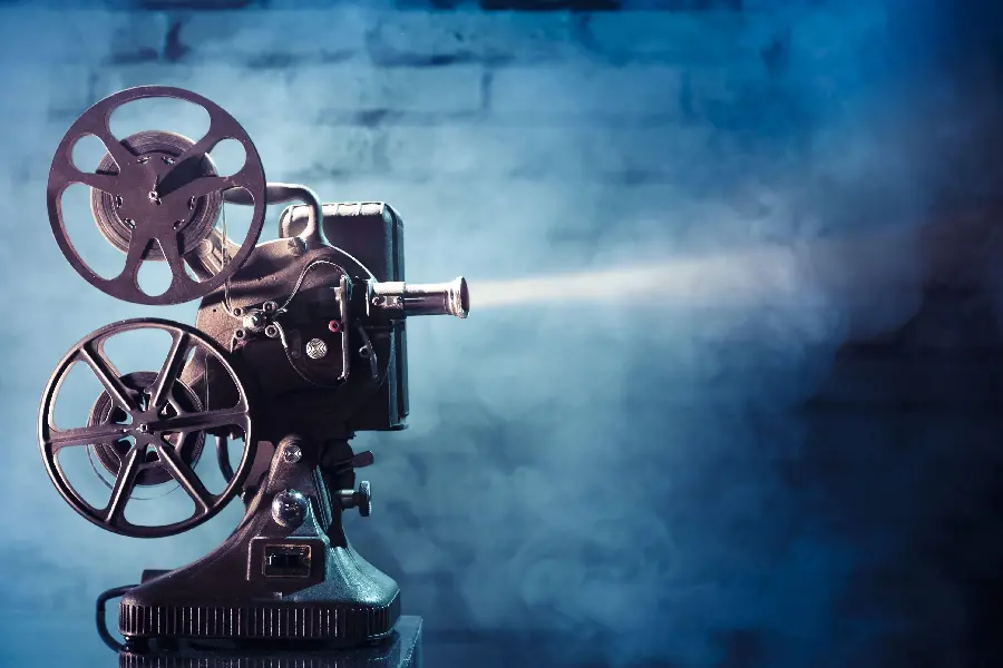 Old cinema motion stock for classic cinema enthusiasts
