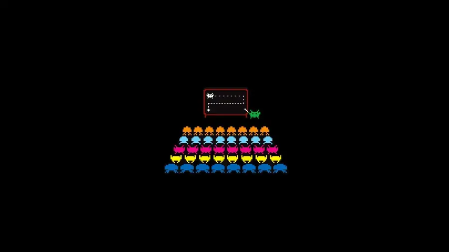Download laptop and tablet background with computer game design and black background 
