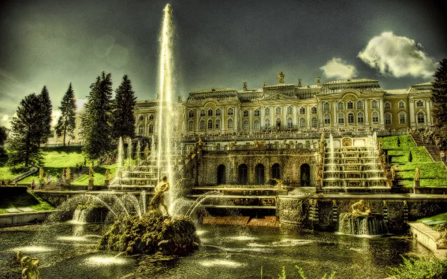 Download old European building design wallpaper for old screen 