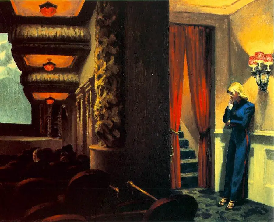 Theater and Cinema in the Paintings of Edward Hopper — New York Film, 1939