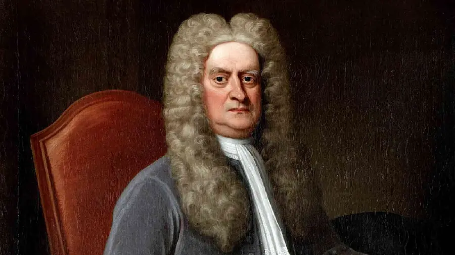 Free and high-quality background of Isaac Newton's photo, famous and popular English mathematician