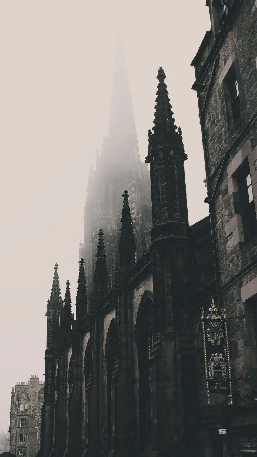 Download image of Gothic architecture style in this building and religious and deep symbols